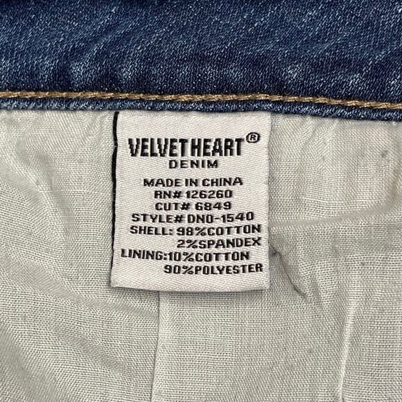 Velvet Heart Denim Alisia, Mid Rise Skinny Ankle Jeans Distressed Size 29 - Picture 5 of 7